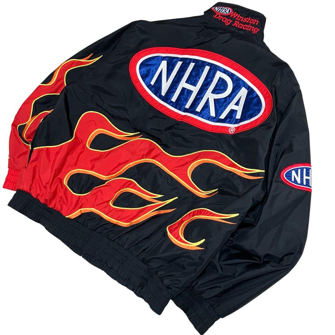 90s NHRA ホットロッド Hot Rod フレイムパターン ジャケットM