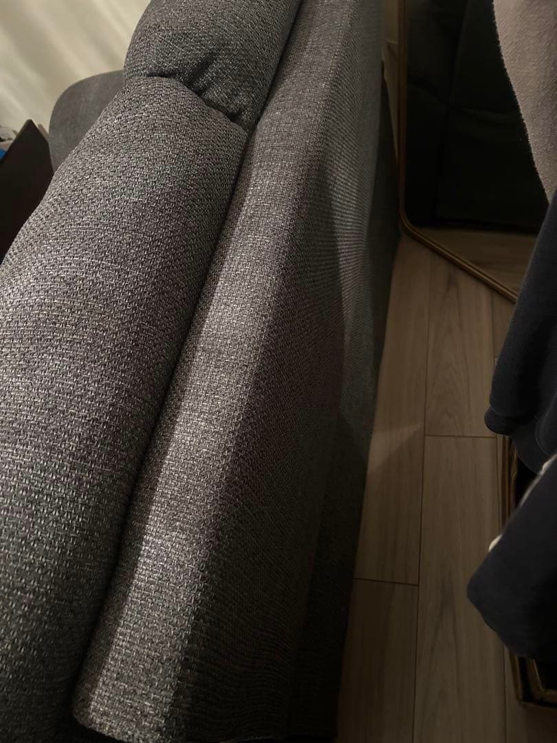 【美品】ニトリ 2人掛けファブリックソファー