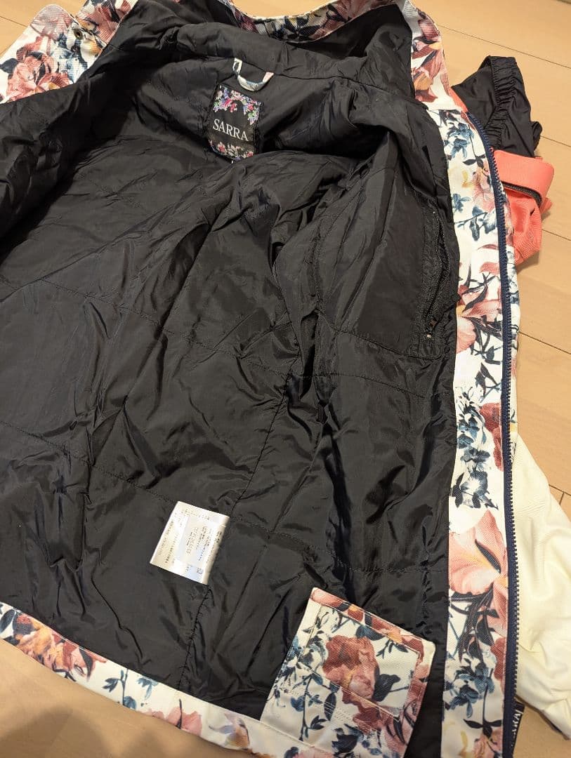 【美品】SARRA サラ リリーホワイト 5点セット　スノーボードウェア スキー