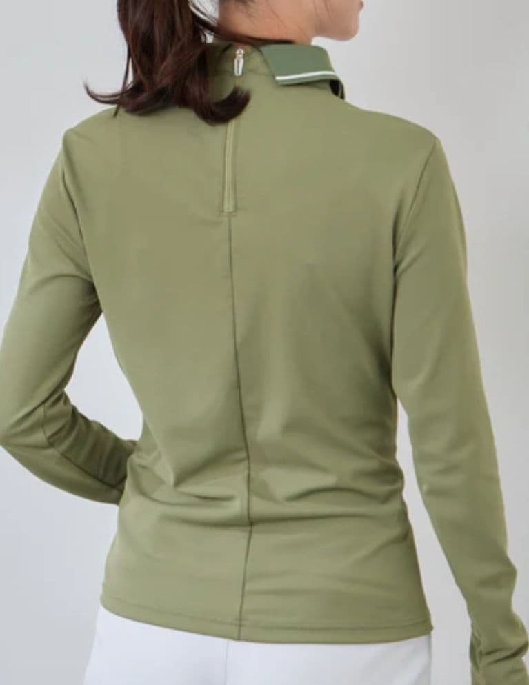 【新品】ジュンアンドロペ　ベアスムース 衿付きプルオーバー