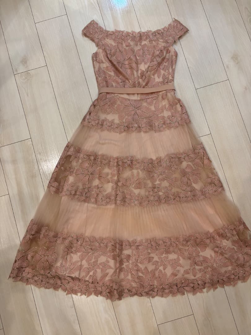 週末限定価格タダシショウジドレスワンピースサイズ2tadashishojiピンク