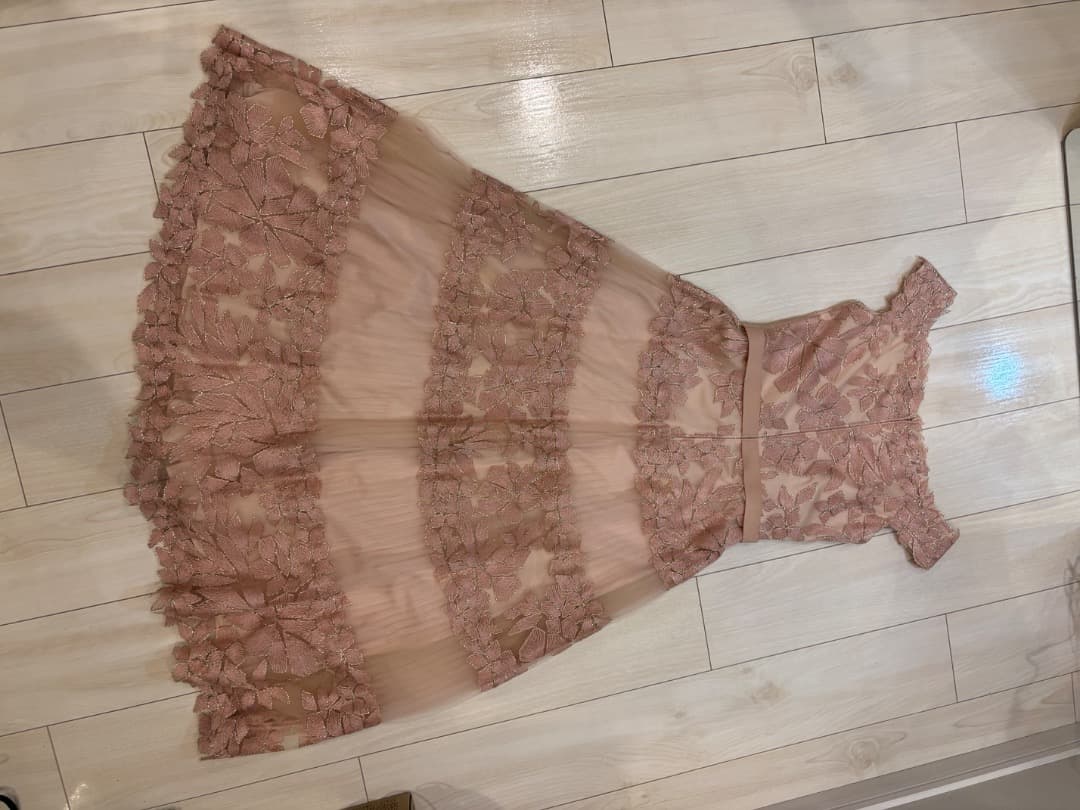 週末限定価格タダシショウジドレスワンピースサイズ2tadashishojiピンク