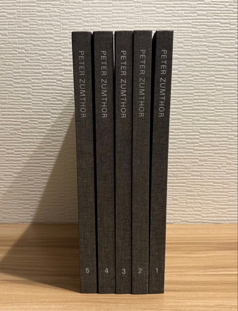 Peter Zumthor 1985-2013 :5巻全集 ピーター・ズントー