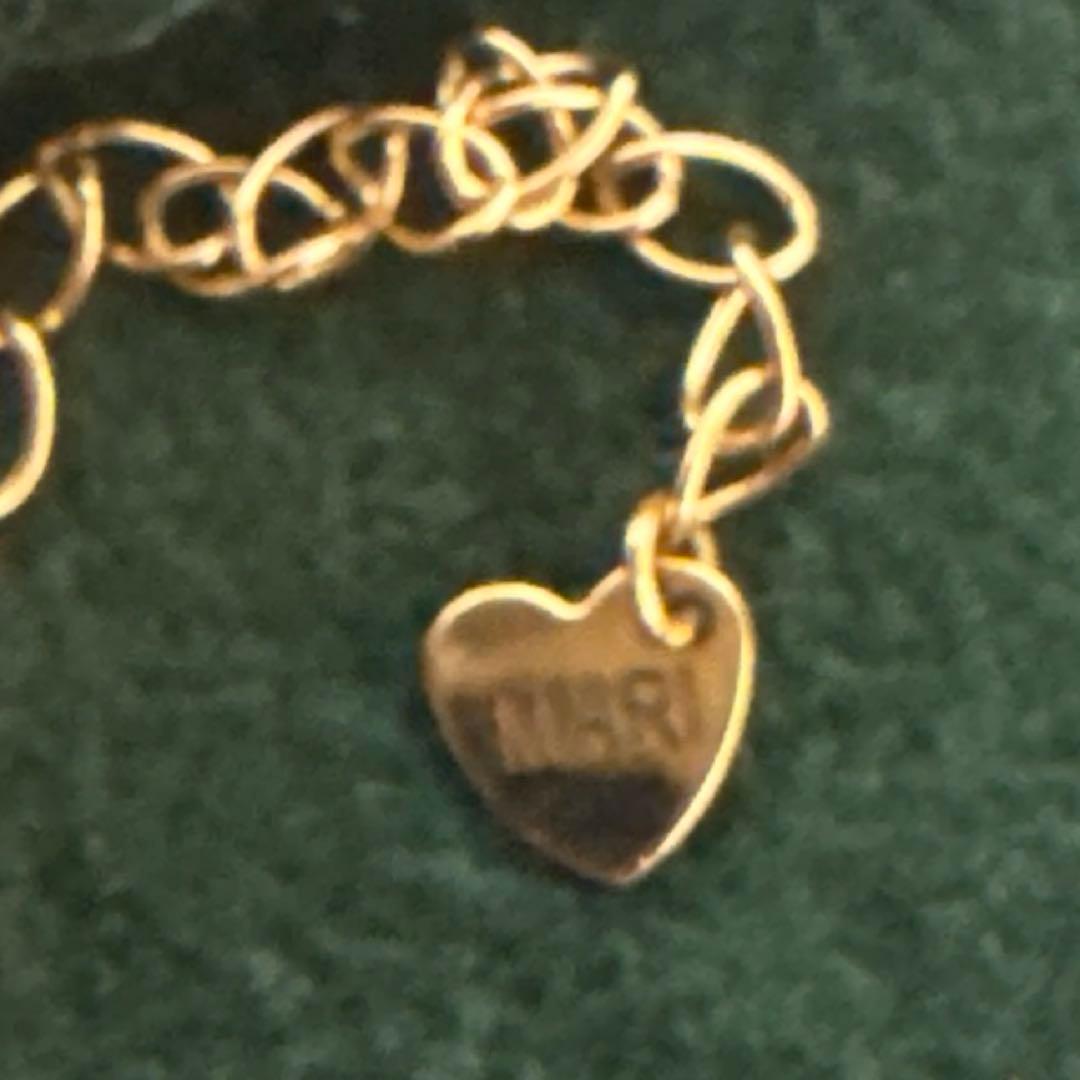 アンクレット、2面カット喜平チェーン、18K、18金