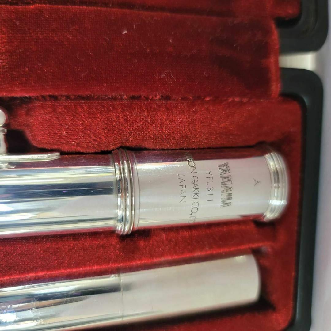 【調整済み】YAMAHA YFL-311 頭部管銀製フルート ヤマハ 磨き ②