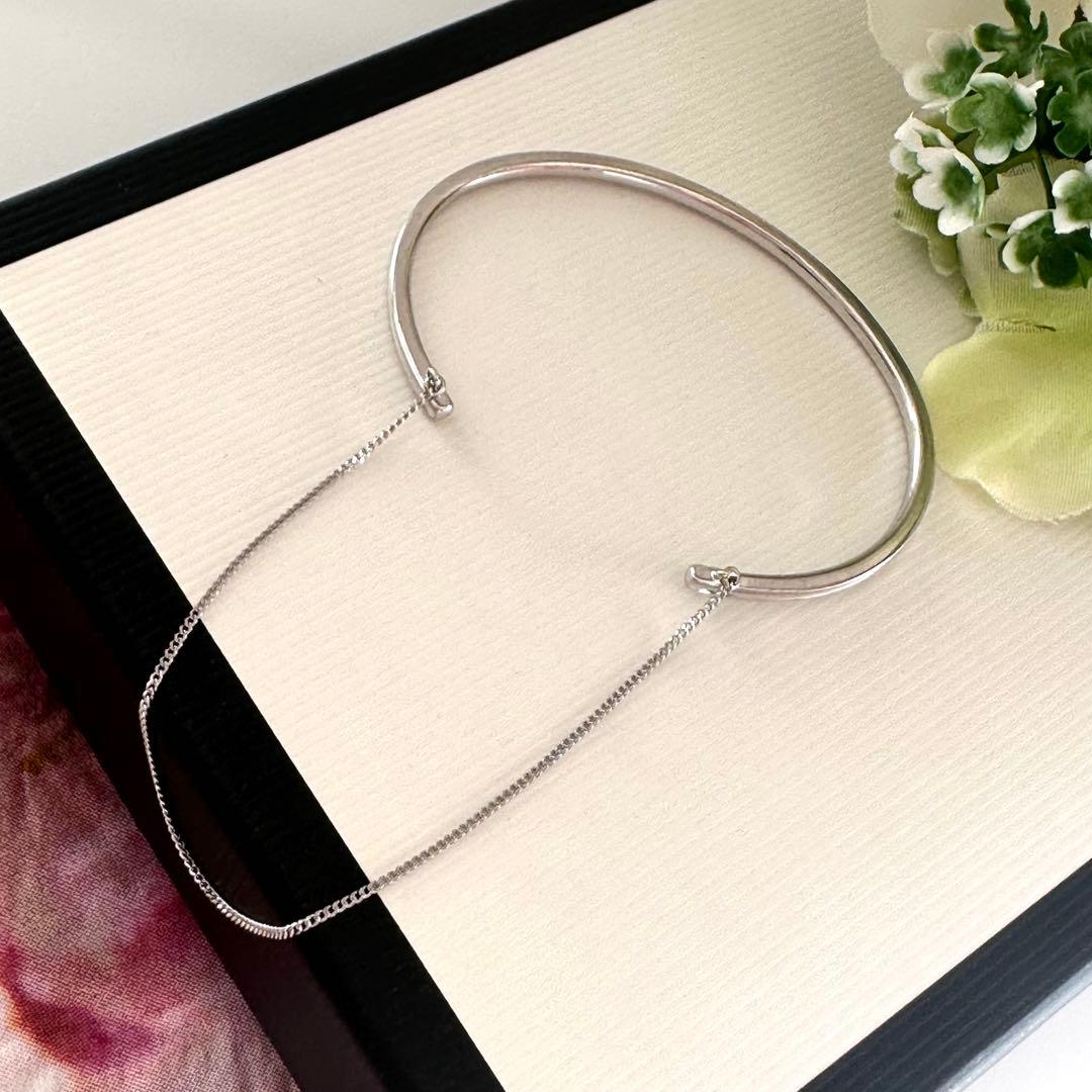 【大人気】jouete ete レイヤード バングル ペタルチェーン 華奢