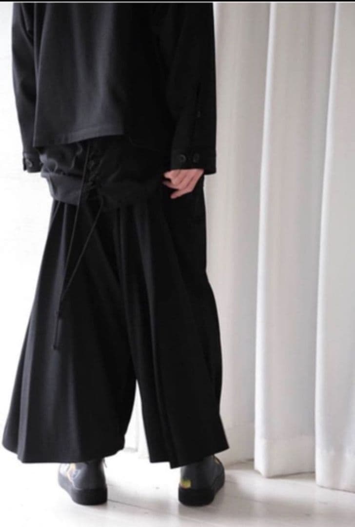 yohji yamamoto pour homme カラスパンツ19ss ギャバ