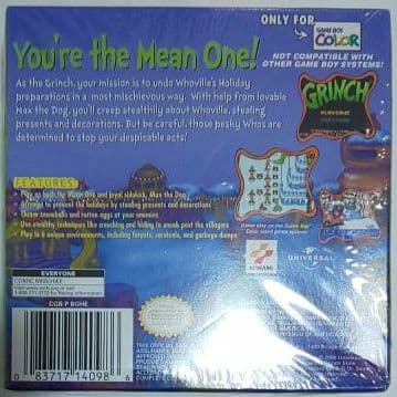 超絶レア！ゲームボーイカラー THE GRINCH 未開封新品 KONAMI