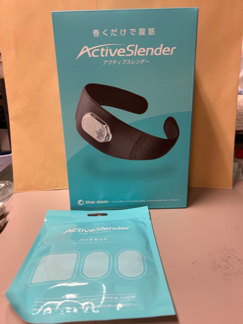 【新品未使用】 ActiveSlender ウエストサポーターパッド替え付き