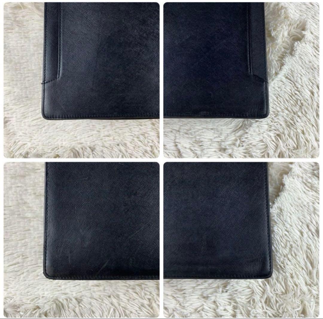 極美品 BURBERRY レザー ビジネスバッグ サフィアーノ ブラック