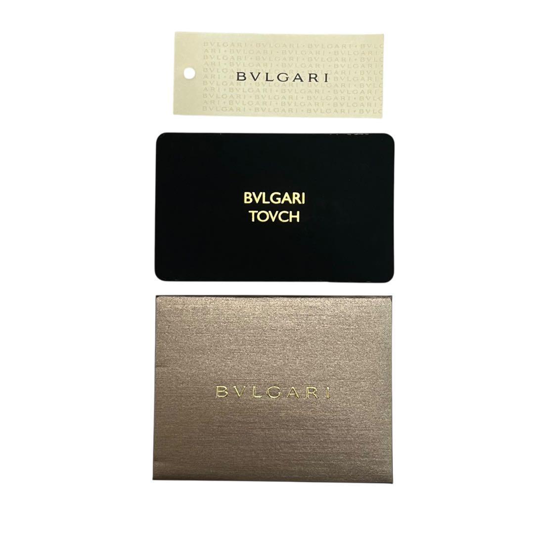 新品✨ブルガリ カードケース 名刺入れ サークルロゴ バイカラー ブルー メンズ