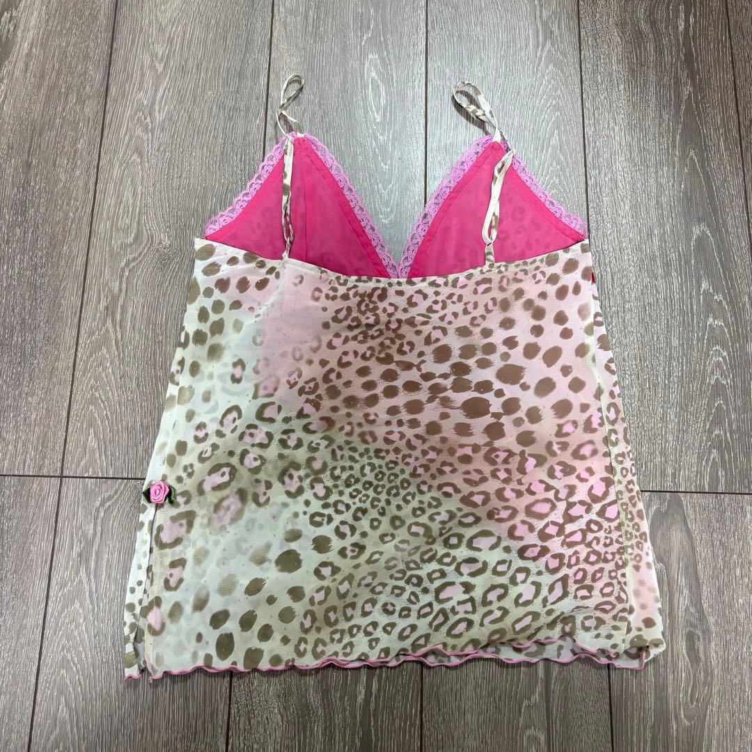 mars sugargloss ヒョウ柄 ピンク キャミソール