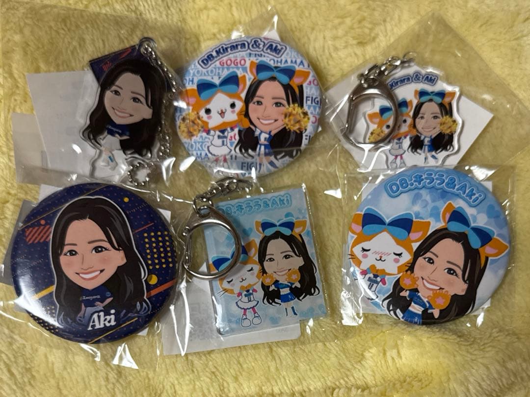 diana Aki キララセット　缶バッジ　アクキー　ベイスターズ