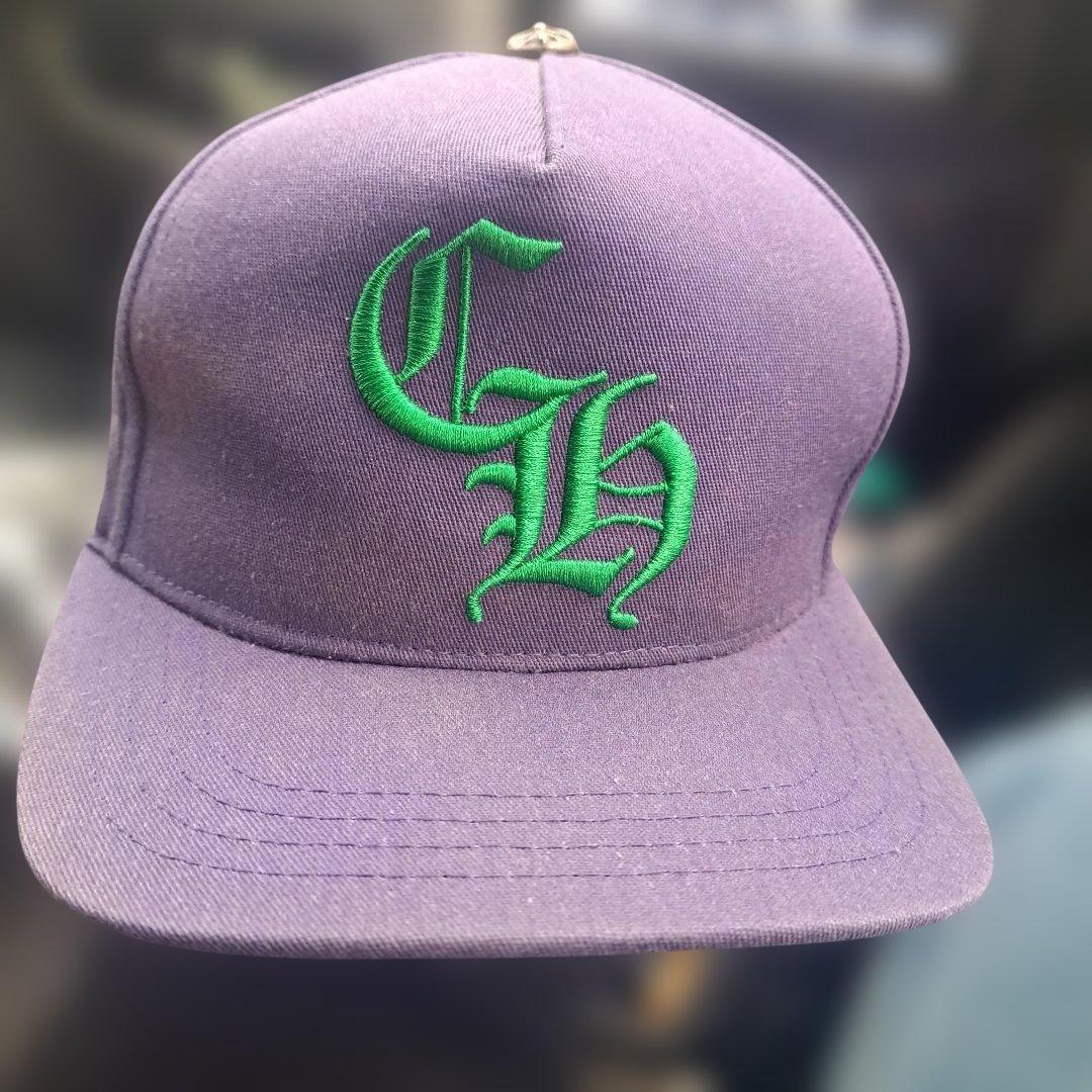 ⭐*️様 CHROME HEARTS 紫色 スナップバックキャップ