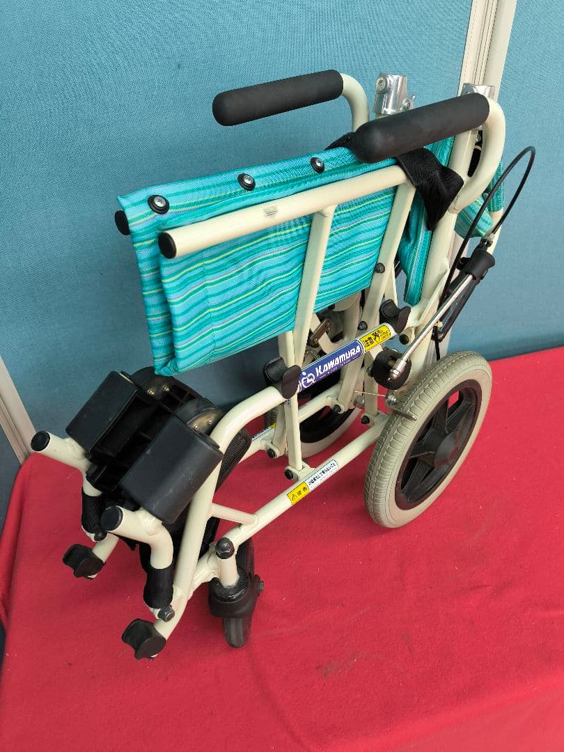 旅行、お出かけに最適！カワムラ　アルミ簡易車いす 旅ぐるま　KA6