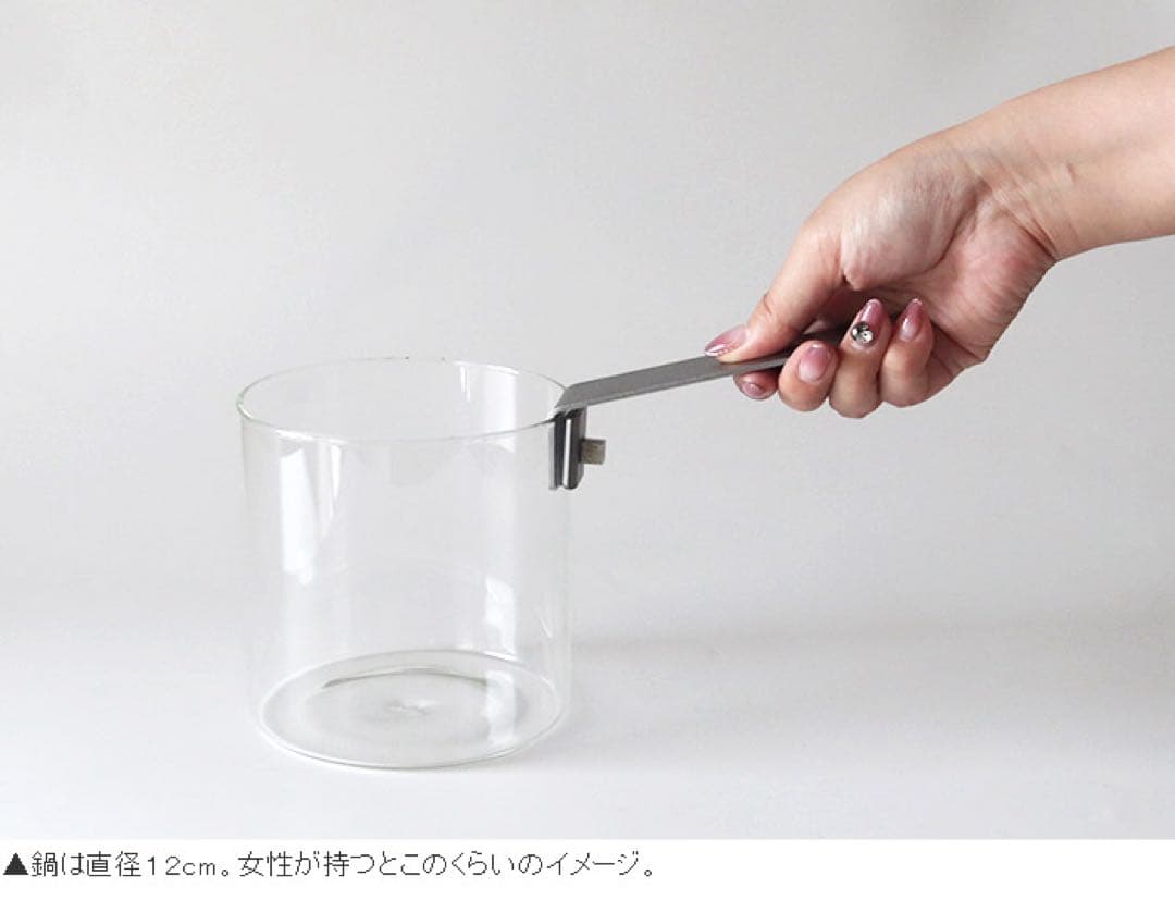 knIndustrie THE KETTLE ガラスの片手ポット