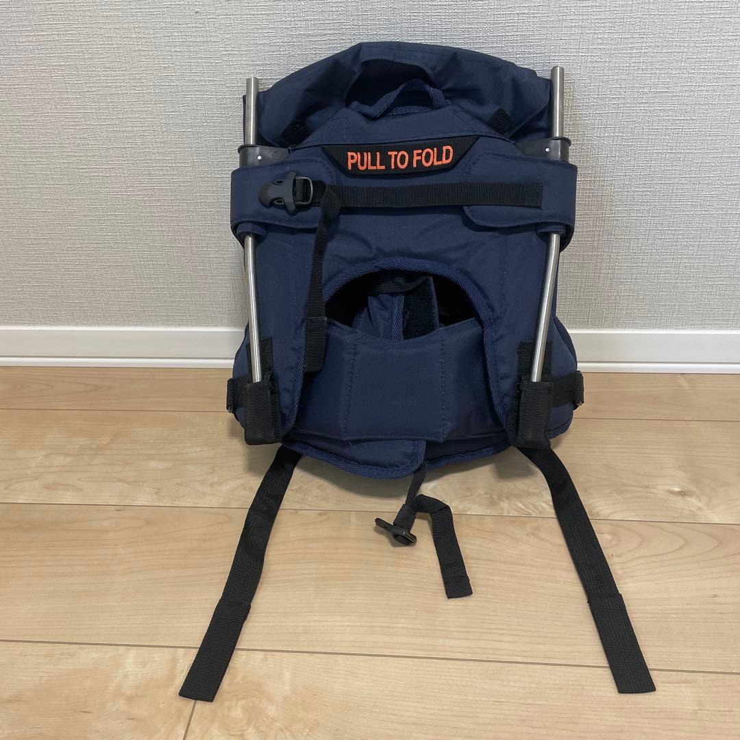 【美品】MINIMEIS ネイビー ベビーキャリア　肩車キャリア