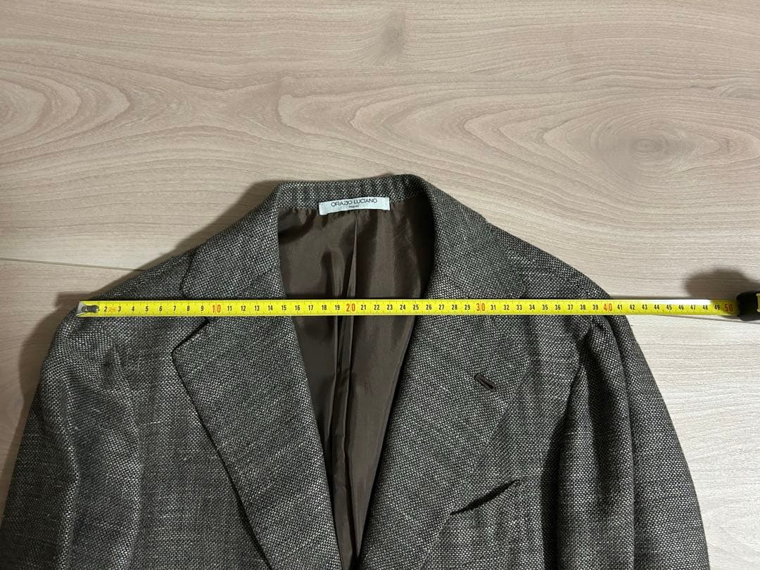 ORAZIO LUCIANO テーラードジャケット　ブラウン　44