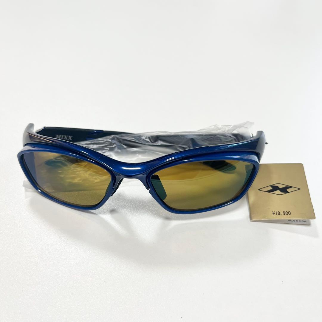 スポーツサングラス　ブルー／ブラック　MIXX メガワールド