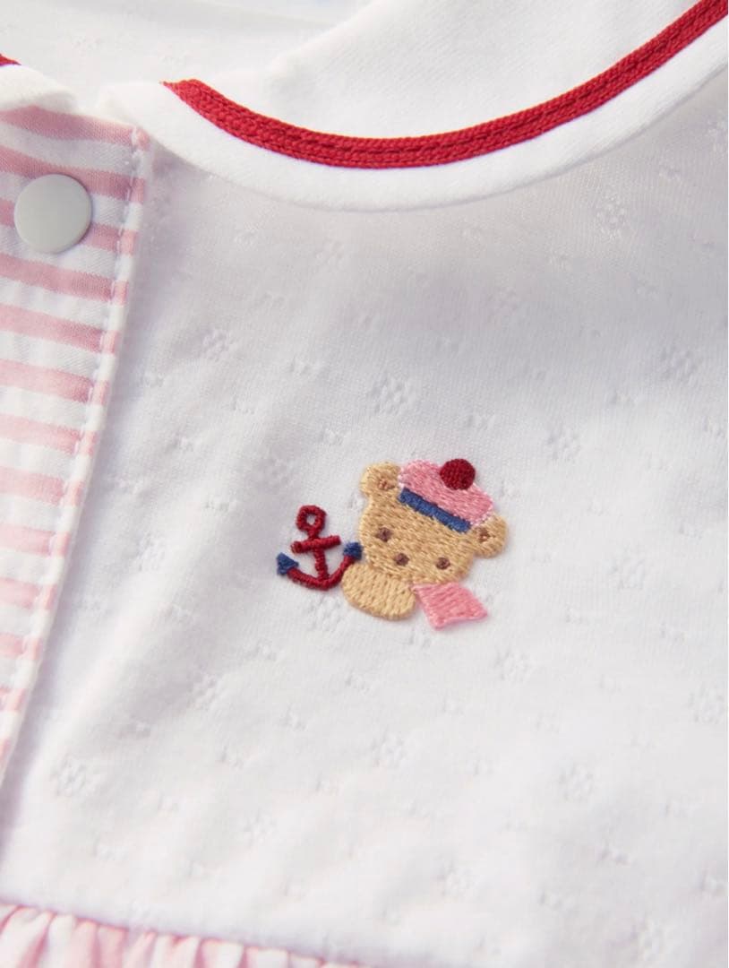 【新品未使用】familiar 袖付ロンパス 60cm