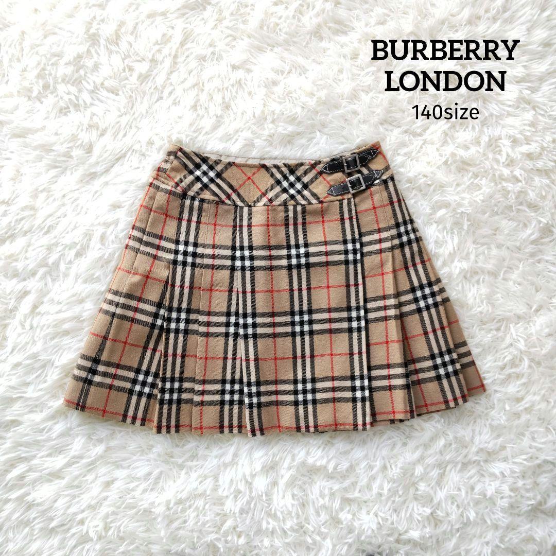 BURBERRY LONDON⿻ノバチェック ミニスカート プリーツキッズ140