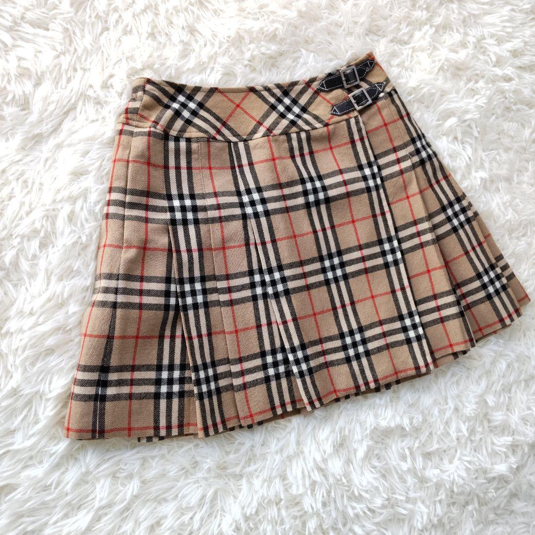 BURBERRY LONDON⿻ノバチェック ミニスカート プリーツキッズ140