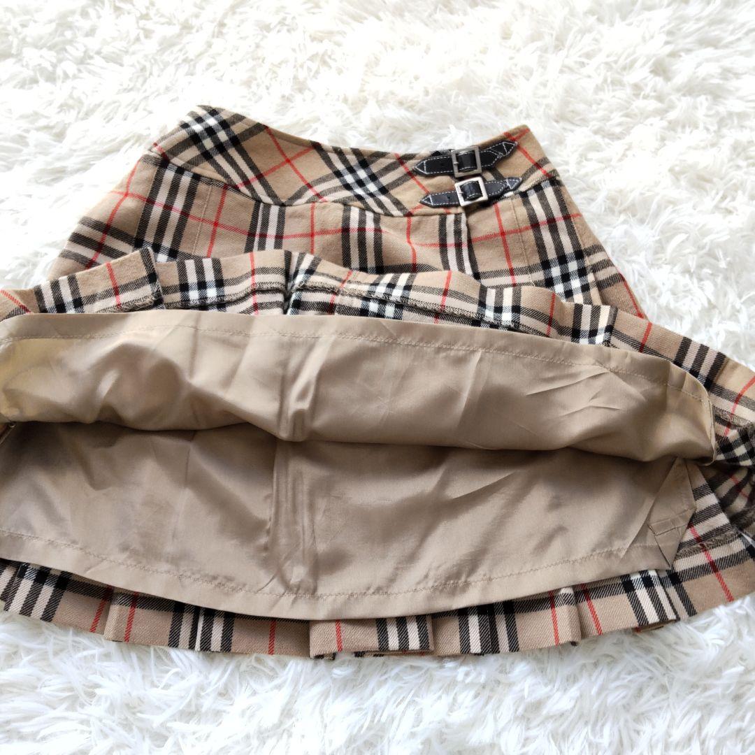 BURBERRY LONDON⿻ノバチェック ミニスカート プリーツキッズ140