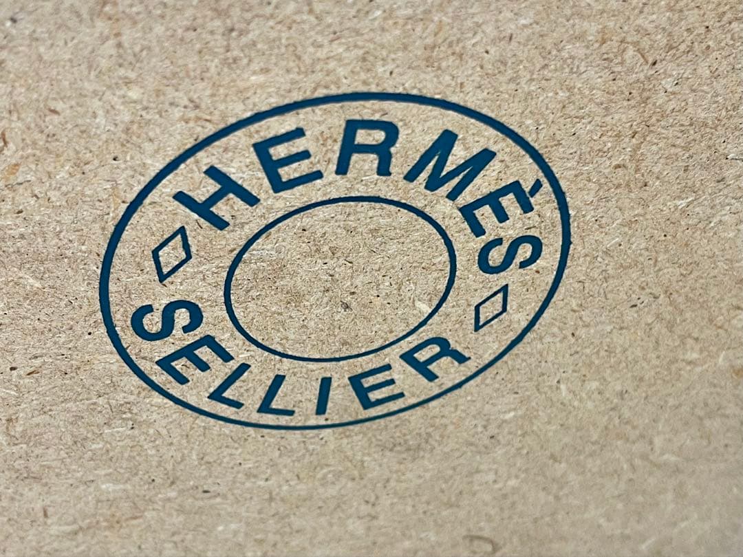 HERMES サドルボックス 30cm エルメス 馬具缶 H800343E 9J