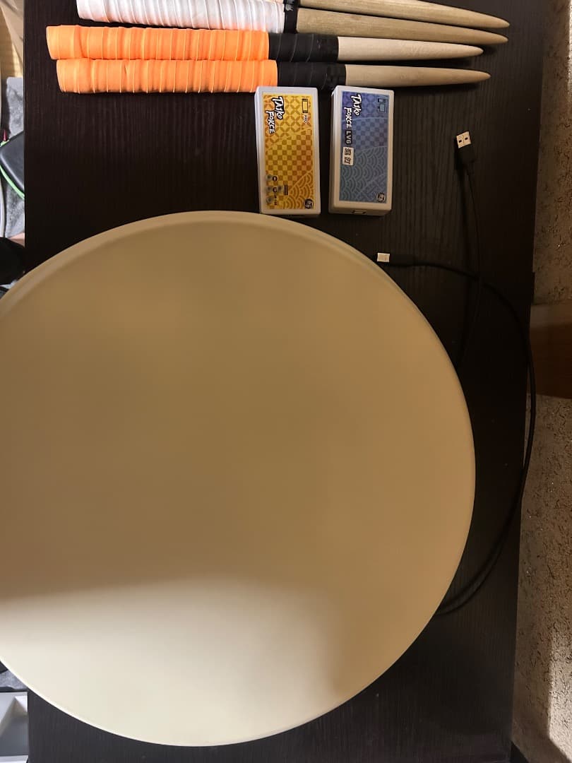 送料無料！太鼓フォースLV6 マイバチ2本付 変換ケーブル付