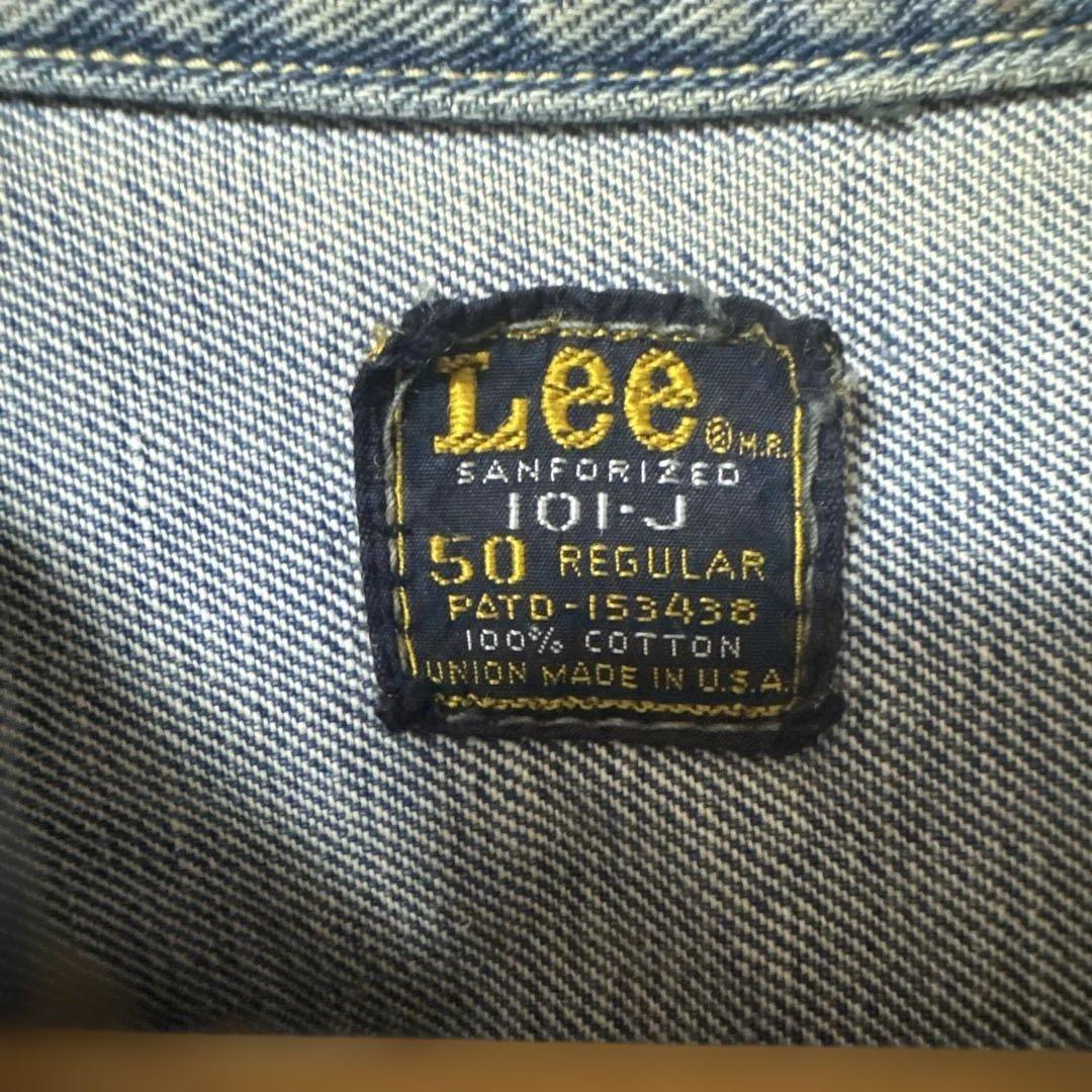 size50 LEE 60s後期 初期タグ 黒タグ USA製 101J