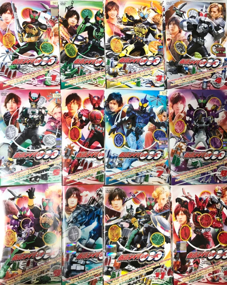 仮面ライダー　オーズ　全12巻 DVD