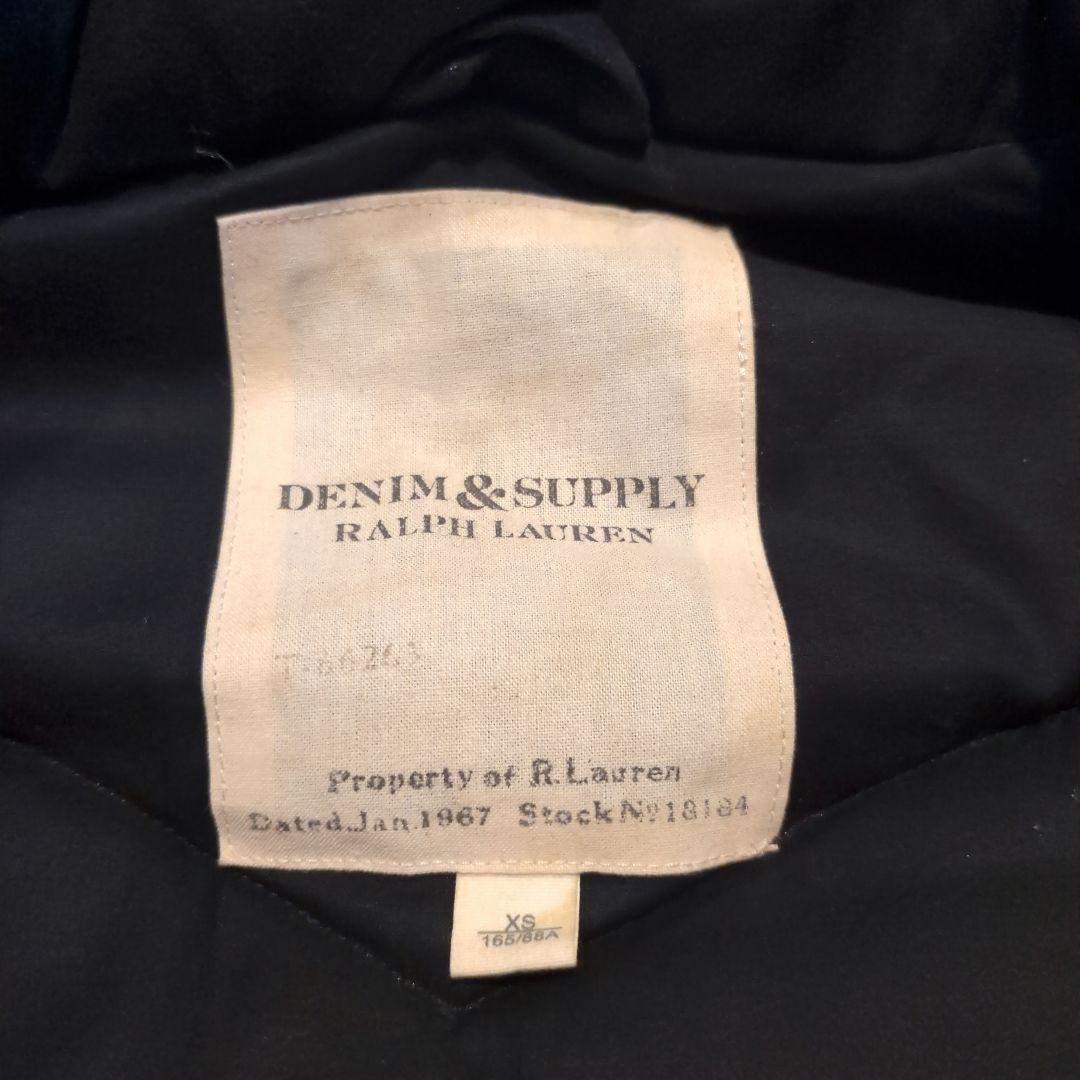 DENIM&SUPPLY デニムアンドサプライ ダウンベスト XS-S艶黒系