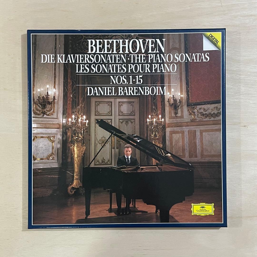 【美品】バレンボイム　ベートーヴェン　ピアノソナタ第1~15番　レコード6枚