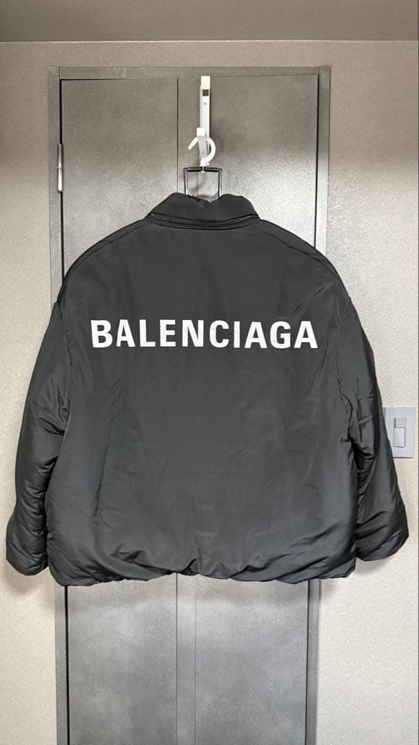 BALENCIAGA バレンシアガ ダウンジャケット 黒 ブラック サイズ44