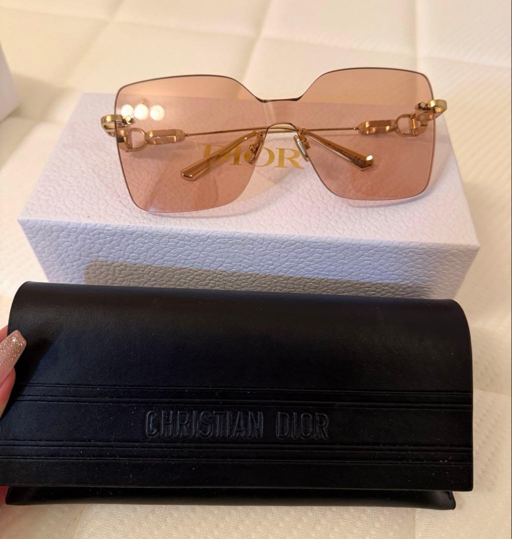 Christian Dior 薄ピンク　サングラス
