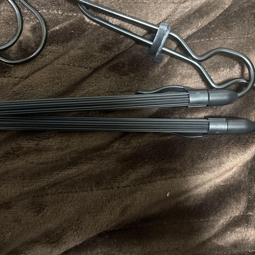 TUMI ブラック衣類ハンガー 2個セット　開封後未使用