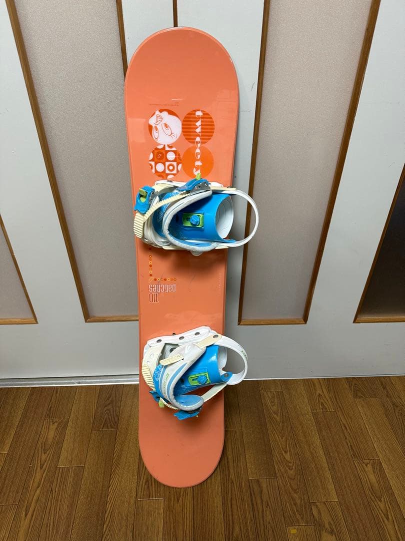 3セットスノー ボード110cmビンディング付ブツ22~23cm