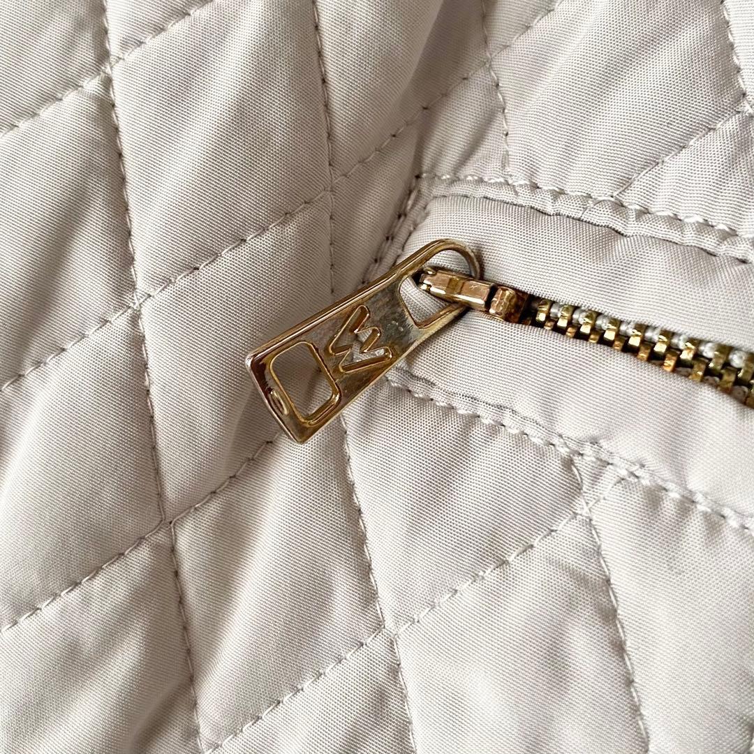 極美品◆春まで活躍♪MaxMara キルティングコート ジャケット ベージュ42