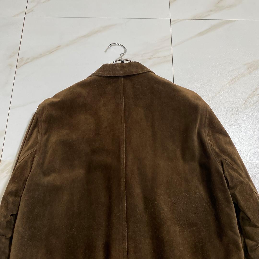希少♡A.A.R ヨウジヤマモト レザースエードカバーオールコート キルティング