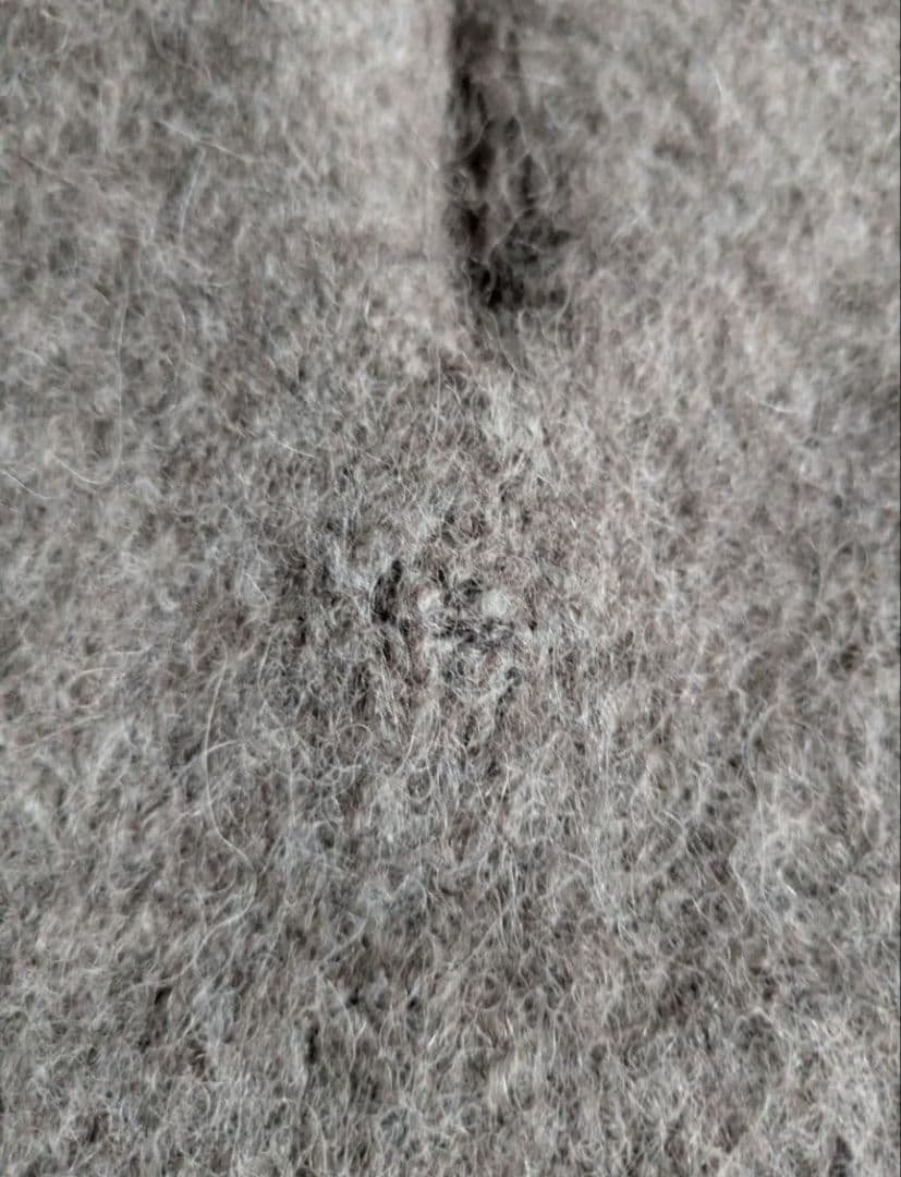 45R ウールアルパカ縮絨 ニットベスト