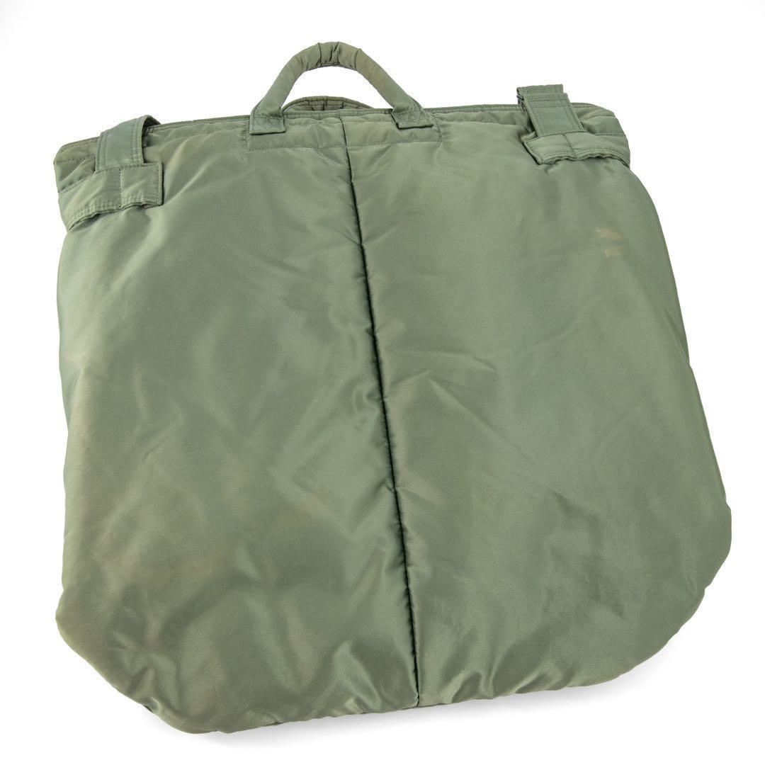 A046【近年モデル】ポーター／タンカー　ヘルメットバッグ　ショルダー　グリーン