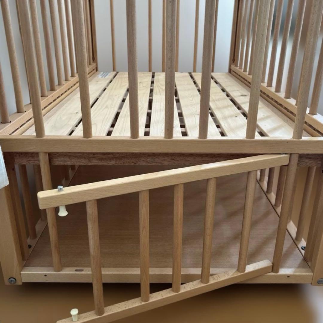 サワベビー ベビーベッド ティアラDX 敷布団 シーツセット