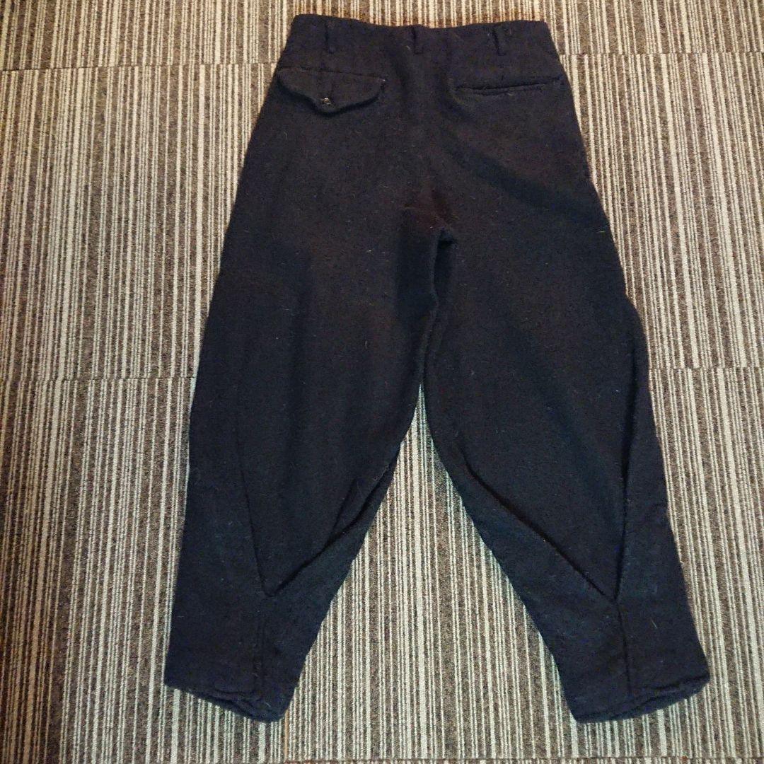 コムデギャルソンオムプリュス 縮絨パンツAD2022 ブラック