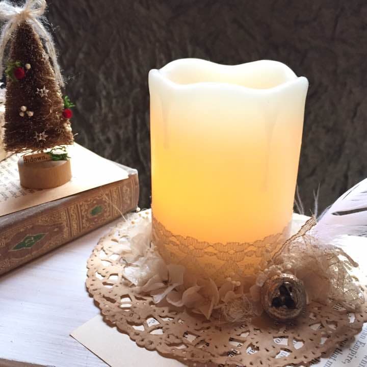 out シャンリー様 ほっこりバニラ♡LEDキャンドル