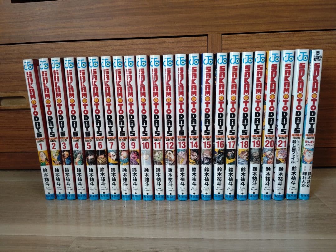 SAKAMOTO DAYS 1-21巻セット 公式ファンブック+小説1巻付