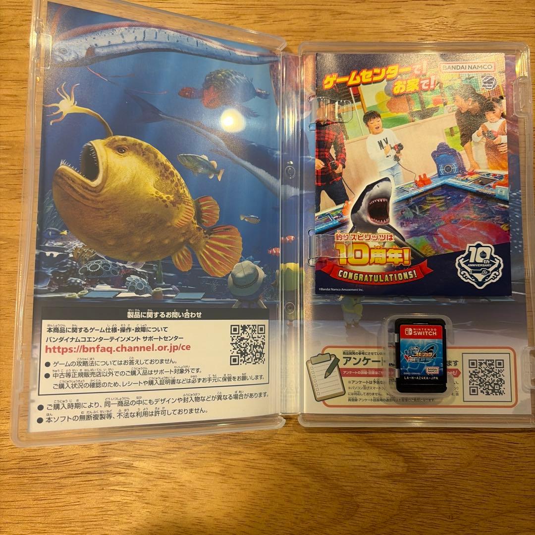 Switch 釣りスピリッツ 釣って遊べる水族館 サオコン２個付き