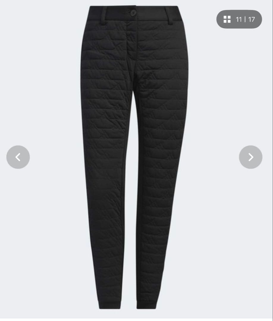 adidas ゴルフパンツ　レディース　新品　中綿　アディダス　パンツ　秋冬