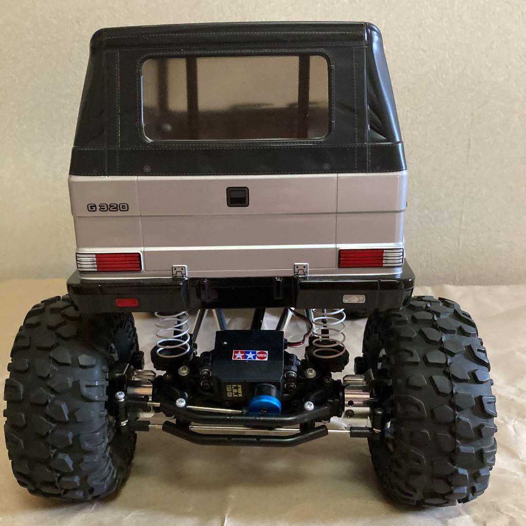 【完成品】タミヤ電動RC CR-01シャーシ　ベンツG320ボディセット