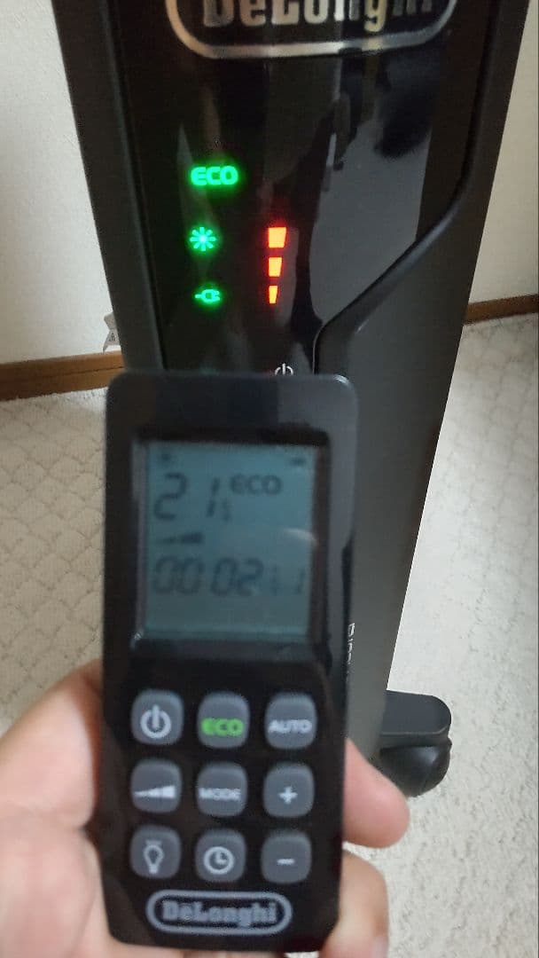 【美品】デロンギ MDH12-BK リモコン付 傷あり特価