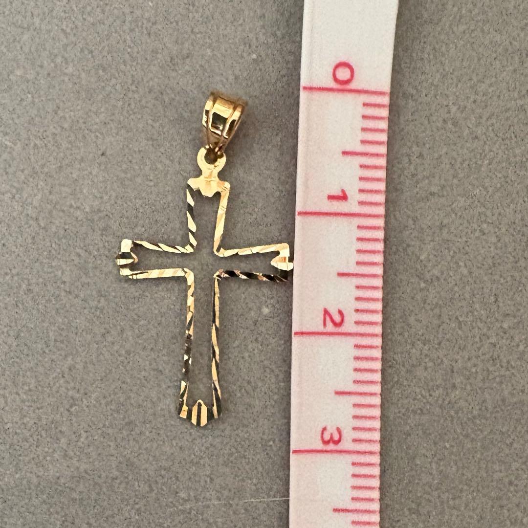 k18YG クロスペンダントトップ